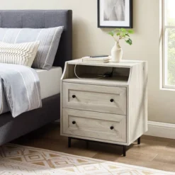 Transitional 2 Drawer Nightstand With USB Port - Saracina Home 10 Transitional 2 Drawer Nightstand With USB Port - Saracina Home -Default Template 1 GUEST a0442379 71fe 4ddb 9713 9cd9baec327f