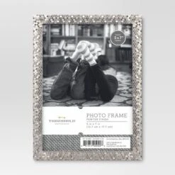 Brushed Nickel Textured Frame - Threshold™ -Default Template 1 GUEST a2437d80 c425 447a 8f26 3e353d9a1234