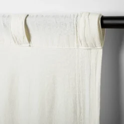 Tonal Texture Curtain Panel Sour Cream - Hearth & Hand™ With Magnolia 9 Tonal Texture Curtain Panel Sour Cream - Hearth & Hand™ With Magnolia -Default Template 1 GUEST a3759400 9398 4b46 97a0 2fba23657e88