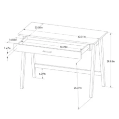 Paulo Wood Writing Desk With Drawer - Threshold™ -Default Template 1 GUEST aa67f76e 579f 471c 9f59 5e52d395965b