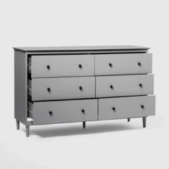 Stiva Classic Mid-Century Modern Horizontal 6 Drawer Dresser - Saracina Home -Default Template 1 GUEST ab27ae63 eb40 4a84 a28a ef6f50069d2d