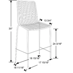 Set Of 2 Sodra Rounded Seat Wire Counter Height Barstool Black - Threshold™ 9 Set Of 2 Sodra Rounded Seat Wire Counter Height Barstool Black - Threshold™ -Decor Home GUEST aba0b7b0 e031 40e5 a117 6b6b5d67048f