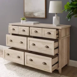 Fontella Transitional 6 Drawer Dresser - Saracina Home