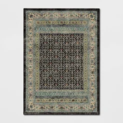 Distressed Geometric Tufted Area Rug Green - Threshold™ -Default Template 1 GUEST ac2e2a72 b0f8 400b a4d8 135964324c89