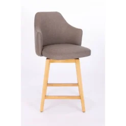 Kinston Swivel Curved Back Upholstered Counter Height Barstool - Threshold™ -Default Template 1 GUEST ac591056 690f 4419 9a77 7e7acc88ba5d