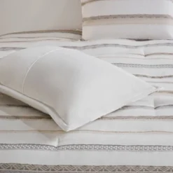 Madison Park 5pc Cove Clipped Jacquard Comforter Set White/Assorted Beiges 12 Madison Park 5pc Cove Clipped Jacquard Comforter Set White/Assorted Beiges -Decor Home GUEST ac9a3a26 2761 4a94 aa0e ba22c6213b23