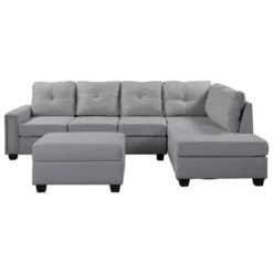 108" Reversible L-Shape Sectional Sofa Couch With Storage Ottoman-ModernLuxe -Default Template 1 GUEST ad1c856a 1ef9 49cf 8a82 908837822cc2