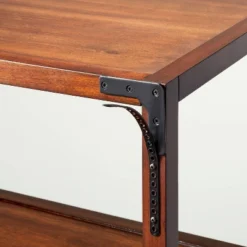 70" 5-Shelf Wood & Cane Transitional Vertical Bookshelf - Brown - Hearth & Hand™ With Magnolia -Default Template 1 GUEST ae1809fc 7bac 45c5 b57e 363960f40efe