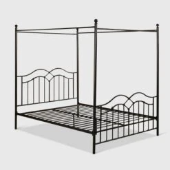 Queen Earhart Traditional Iron Canopy Bed - Christopher Knight Home -Default Template 1 GUEST af06fb07 67ee 4756 96c5 8f436be8d46d