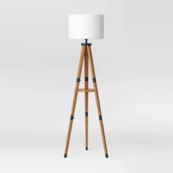 Tripod Floor Lamp With Shelf Brown Wood - Threshold™ -Default Template 1 GUEST b1b8ca20 55ea 4c4e bc34 1f4ca7a73cd2