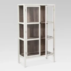 56.2" Hadley Library Cabinet With Glass Shell White - Threshold™ -Default Template 1 GUEST b3be3e09 a22b 4dd7 963c b3cc3e349a54