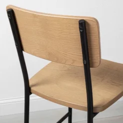 Wood & Steel Counter Stool -Natural/Black - Hearth & Hand™ With Magnolia -Default Template 1 GUEST b498780f acb6 439a 8075 5ebbe2789791