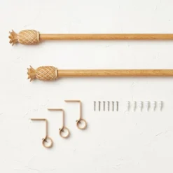 Pineapple Faux Wood Curtain Rod Natural Wood - Opalhouse™ Designed With Jungalow™ 7 Pineapple Faux Wood Curtain Rod Natural Wood - Opalhouse™ Designed With Jungalow™ -Default Template 1 GUEST b565e685 bbc8 405f abbe 297780442d88