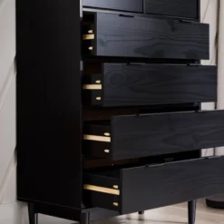 Mid-Century Modern Solid Wood 6 Drawer Vertical Dresser - Saracina Home -Default Template 1 GUEST b5fe320b c3da 49e6 985f 60a942767455