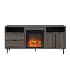 Ronan Modern Storage With Electric Fireplace TV Stand For TVs Up To 65" - Saracina Home -Default Template 1 GUEST b706d540 dab6 4171 93de 408c264fa232