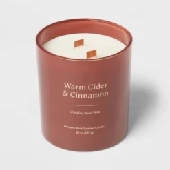20oz Glass Woodwick Warm Cider & Cinnamon Candle - Threshold™ -Default Template 1 GUEST b7dc905f 063c 41e1 a717 5c6e568b7ff6