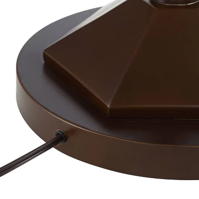 Franklin Iron Works Torchiere Floor Lamp LED 73" Tall Oil Rubbed Bronze Caged Frosted Glass Shade For Living Room Bedroom Office Uplight 5 Franklin Iron Works Torchiere Floor Lamp LED 73" Tall Oil Rubbed Bronze Caged Frosted Glass Shade For Living Room Bedroom Office Uplight - Image 5