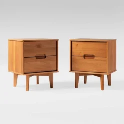 Mid-Century Modern Wood Nightstand - Saracina Home -Default Template 1 GUEST ba155c5a 2d30 4a7d a041 aa93a2472c72