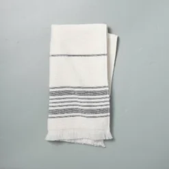 Multistripe Bath Towels Cream/Gray - Hearth & Hand™ With Magnolia -Decor Home GUEST ba4e5222 dc1b 4345 bf85 1d089c37f51b