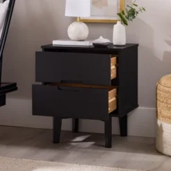 Mid-Century Modern Wood Nightstand - Saracina Home -Default Template 1 GUEST bb8cd0af 9f2f 4c69 916e ce68660dee05