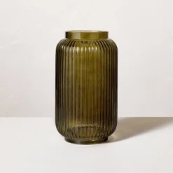 Ribbed Glass Jug Vase Dark Green - Hearth & Hand™ With Magnolia -Default Template 1 GUEST bddfea06 0cdf 4e99 9686 d59b3e8abd18