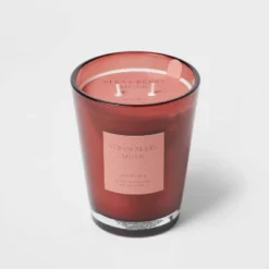 Colored Vase Glass With Dustcover Strawberry Musk Candle Red - Threshold™ 13 Colored Vase Glass With Dustcover Strawberry Musk Candle Red - Threshold™ -Decor Home GUEST bff6ffbf c36a 4e82 a556 ba31fee10532