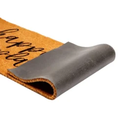 Juvale Natural Coco Coir Large Door Mat, Happy Place Long Outdoor Rug, 17 X 60 In -Default Template 1 GUEST c013af06 20b5 48b9 aab7 3f0d09bb878f