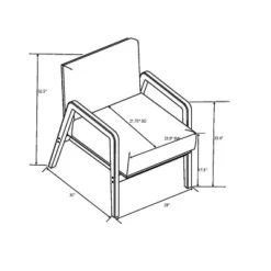 Upholstered Wood Framed Accent Arm Chair - Hearth & Hand™ With Magnolia -Default Template 1 GUEST c03e3009 dba3 4cc5 b876 4cc51b19cd37