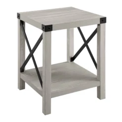 Sophie Rustic Industrial X Frame Side Table - Saracina Home -Default Template 1 GUEST c1125711 7889 4b84 9fa5 0ca14c668343