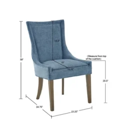 2pk Ultra Dining Side Chairs Blue - Madison Park -Default Template 1 GUEST c1b06bec e5f4 429b 8b01 94b0d59e1a96
