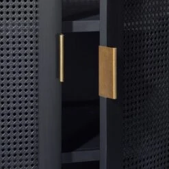 66" East Bluff Woven Cabinet Black - Threshold™ Designed With Studio McGee -Default Template 1 GUEST c257520a eec7 407a b715 3ee6acc782cd