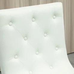 HOMCOM Bar Stools Set Of 2, Swivel Bar Chairs, 25.5" High Fabric Tufted Breakfast Barstools For Kitchen Counter, Cream White -Default Template 1 GUEST c6894d97 b617 48f0 a8ab de2d9f3bba9e