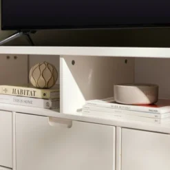 Cara Mid-Century Modern 3 Drawer Corner TV Stand For TVs Up To 58" - Saracina Home -Default Template 1 GUEST c84185b3 2218 44f2 8f9f 46919812d8aa