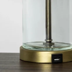 Fillable Accent With USB Table Lamp Brass - Threshold™ -Default Template 1 GUEST cde816b4 4d22 45b7 aad0 2e1664c1a18c