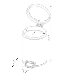5L Round Step Trash Can - Brightroom™ -Default Template 1 GUEST cfda8acd e2c2 4818 9a97 33a2d09bb5d2