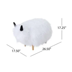 Levi Furry Yak Ottoman - Christopher Knight Home -Default Template 1 GUEST cff58445 f91a 4324 a773 dc3d611540a2