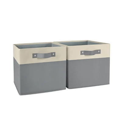 2pc Kids' 10.5" Two-Toned Folding Storage Bin Set - RiverRidge Home 11 2pc Kids' 10.5" Two-Toned Folding Storage Bin Set - RiverRidge Home - Image 11