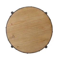 2pc Farmdale Industrial Firwood Adjustable Height Swivel Counter Height Barstools Antique Natural/Pewter - Christopher Knight Home -Default Template 1 GUEST d16408db a7d7 417b a188 15ded7353b29