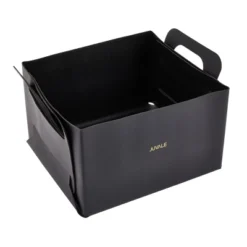 Juvale 2 Pack Faux Leather Foldable Storage Bins With Handles, Collapsible Baskets For Home Organization, Black, 10 X 6.5 In -Default Template 1 GUEST d1e4259f 0ab3 4f67 96e9 366420246416