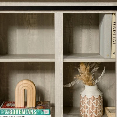 Modern Transitional Sliding Barndoor TV Stand For TVs Up To 65"- Saracina Home 9 Modern Transitional Sliding Barndoor TV Stand For TVs Up To 65"- Saracina Home - Image 9