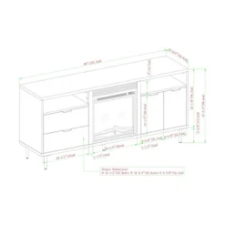 Ronan Modern Storage With Electric Fireplace TV Stand For TVs Up To 65" - Saracina Home -Default Template 1 GUEST d88f95c5 b2a0 4d08 8b46 da4db4bc3efd