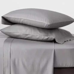 800 Thread Count Solid Sheet Set - Threshold™
