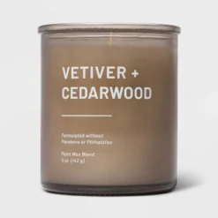 Glass Jar Vetiver And Cedarwood Candle Brown - Threshold™ 8 Glass Jar Vetiver And Cedarwood Candle Brown - Threshold™ -Default Template 1 GUEST dfa4fefe 0ef4 4373 802b 4787eff784da