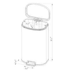 45L D Shape Step Trash Can - Brightroom™ 7 45L D Shape Step Trash Can - Brightroom™ -Default Template 1 GUEST dfcf1598 d01a 4f5f ae41 13a8e22b2c58