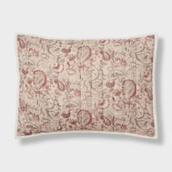 Voile Paisley Printed Quilt Sham Cream - Threshold™ 5 Voile Paisley Printed Quilt Sham Cream - Threshold™ -Default Template 1 GUEST e0f4f329 7b2b 4e95 8132 3a5419a69f2c