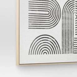 45" X 55" Line Art I Framed Kraft Wall Canvas - Threshold™ -Default Template 1 GUEST e4499747 11ac 48ec bdf9 19d39f85fafe