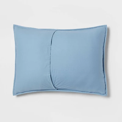 Diamond Stitch Cotton Linen Quilt Sham - Threshold™ 3 Diamond Stitch Cotton Linen Quilt Sham - Threshold™ - Image 3