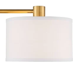 360 Lighting Colby Modern Desk Lamp 21" High Antique Gold With USB And AC Power Outlet In Base White Linen Drum Shade For Bedroom Living Room Desk -Default Template 1 GUEST e72cd77c 6c13 4b8e bb5d 27f0e7d5b593