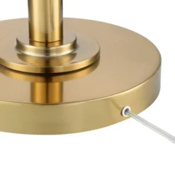 Possini Euro Design Kinsey Modern Torchiere Floor Lamp 72 1/2" Tall Brass Gold Metal Stone Pattern Crystal Glass Shade For Living Room Office House -Default Template 1 GUEST e810d4ad 4b95 49e1 b4c6 0ba43d797023