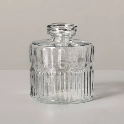 Ribbed Clear Glass Bud Vase - Hearth & Hand™ With Magnolia 5 Ribbed Clear Glass Bud Vase - Hearth & Hand™ With Magnolia - Image 5